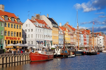 Die Uferpromenade Nyhavn