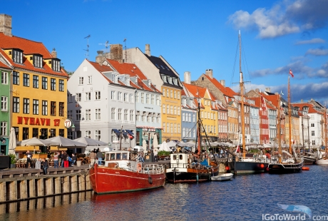 Die Uferpromenade Nyhavn
